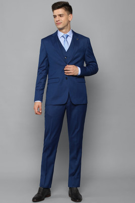 Allen Solly Single Breasted - 2 button Solid Men Suit