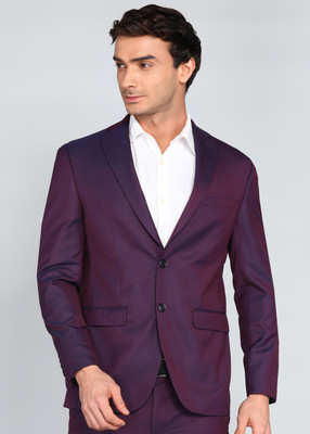 PETER ENGLAND 2 PC Suit Textured Men Suit
