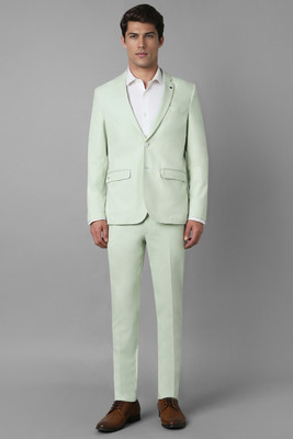 LOUIS PHILIPPE Two Piece Suit Solid Men Suit