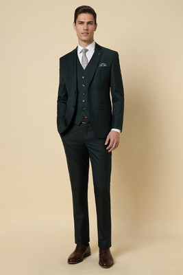 Allen Solly Two Piece Suit Solid Men Suit