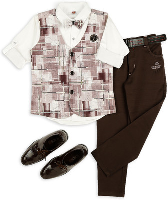 PROVOGUE 3 PCS SUIT SET Printed Boys Suit