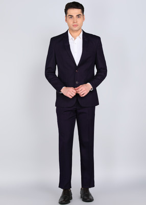 PARK AVENUE Single Breasted Solid Men Suit