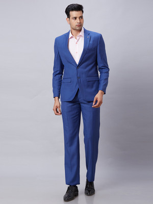 Raymond SB 2BTN NOTCH LPL SUIT-2PCS CNTP FIT Solid Men Suit