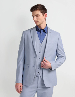 ARROW 3 Piece Solid Men Suit