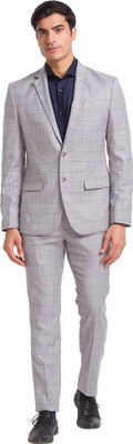 PARK AVENUE 2SB 2PC NOTCH STND. - SUPER SLIM Solid Men Suit