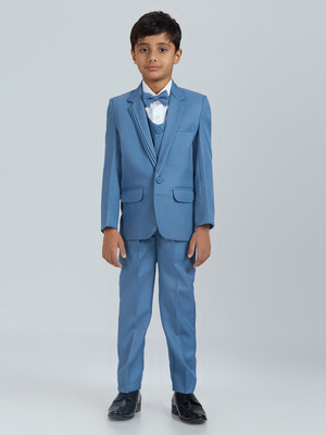 PROVOGUE 5 Pcs Suit Set Solid Boys Suit