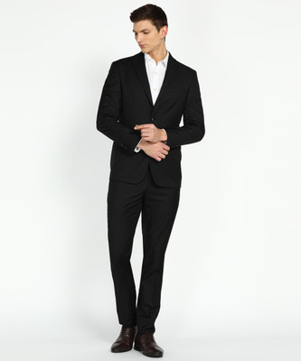 PETER ENGLAND Single Breasted Solid Men Suit