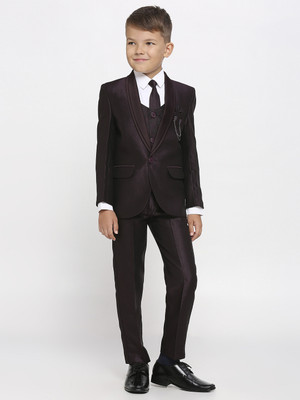 PROVOGUE 5 PCS SUIT SET Textured Boys Suit