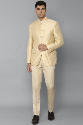 LOUIS PHILIPPE Single Breasted - 5 button Printed Men Suit