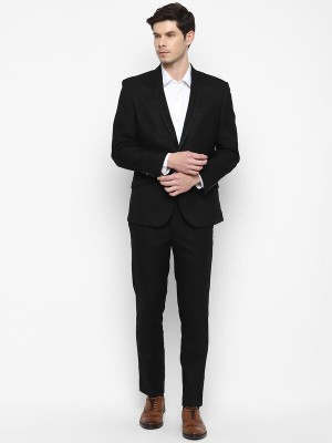 TURTLE Two Piece Suit Self Design Men Suit