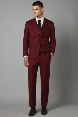 Allen Solly Single Breasted - 2 button Self Design Men Suit