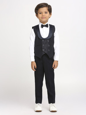 PROVOGUE 3 PCS SUIT SET Textured Boys Suit