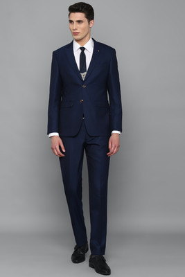 LOUIS PHILIPPE Single Breasted - 2 button Self Design Men Suit