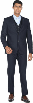 AD by Arvind Single breasted Solid Men Suit