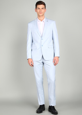 VAN HEUSEN Suit Textured Men Suit