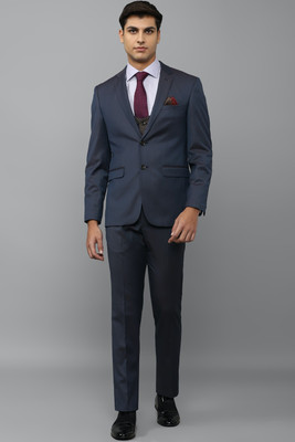 LOUIS PHILIPPE Single Breasted - 2 button Solid Men Suit