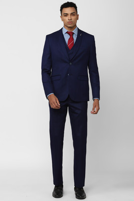 VAN HEUSEN Single Breasted - 2 button Checkered Men Suit