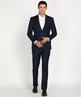 PARK AVENUE 2PC NOTCH BASIC- SUPER SLIM Self Design Men Suit