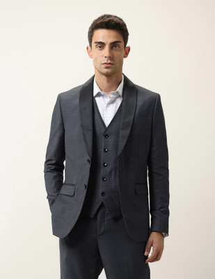 ARROW 3-piece Self Design Men Suit