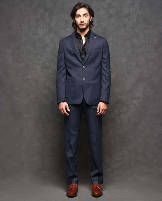 Rare Rabbit Suits Solid Men Suit