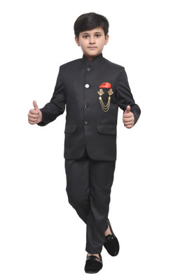 VALUE CREATION 2-Piece Suit Set Solid Boys Suit