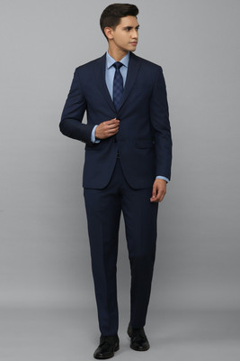 LOUIS PHILIPPE Single Breasted - 2 button Solid Men Suit