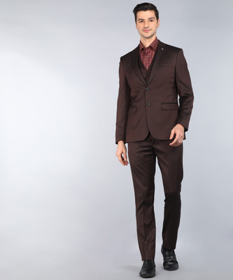 ARROW Single-breasted Solid Men Suit