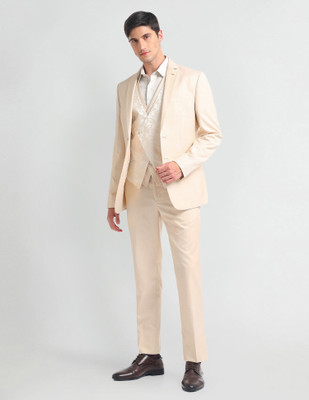 ARROW Single-breasted Solid Men Suit