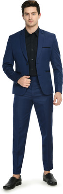 TRULYFEB SUIT FOR MEN Solid Men Suit