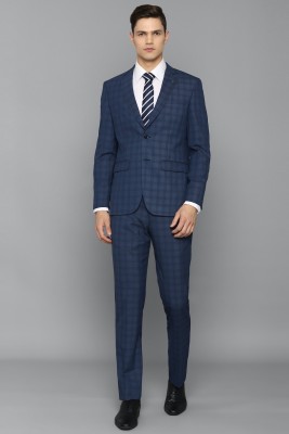 LOUIS PHILIPPE Single Breasted - 2 button Checkered Men Suit