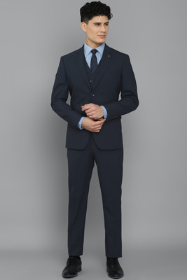 Allen Solly Single Breasted - 2 button Solid Men Suit