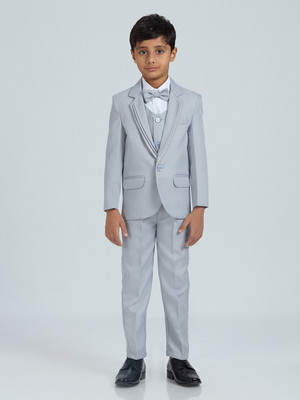 PROVOGUE 5 Pcs Suit Set Solid Boys Suit