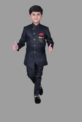 Qitty JODHPURI SUIT Solid Boys Suit