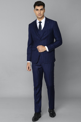 LOUIS PHILIPPE Single Breasted - 2 button Striped Men Suit