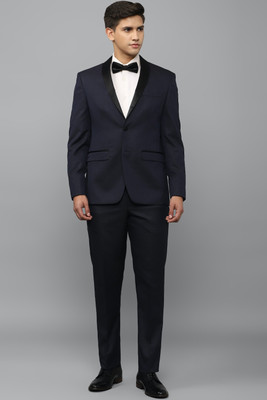 LOUIS PHILIPPE Single Breasted - 2 button Solid Men Suit