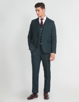 ARROW Single-breasted Checkered Men Suit