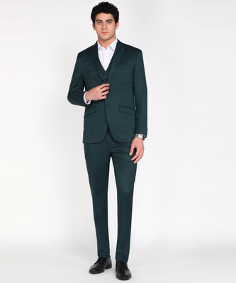 PETER ENGLAND 3 PC Suit Solid Men Suit