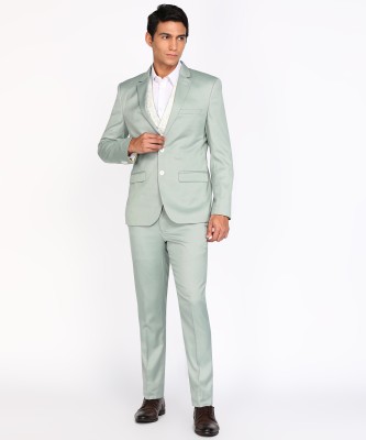 PARK AVENUE 3 PC Suit Self Design Men Suit