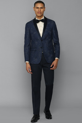 Allen Solly Single Breasted - 2 button Printed Men Suit