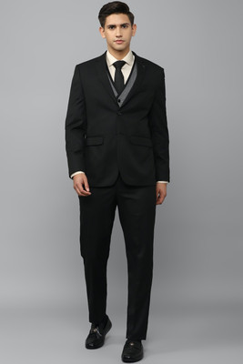 LOUIS PHILIPPE Single Breasted - 2 button Solid Men Suit