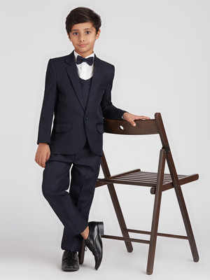 PROVOGUE 5 Pcs Suit Set Solid Boys Suit