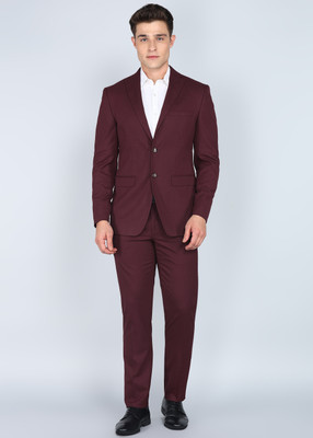 Peter Engalnd Tuxedo Style Self Design Men Suit