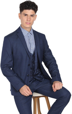 ARROW Single-breasted Checkered Men Suit