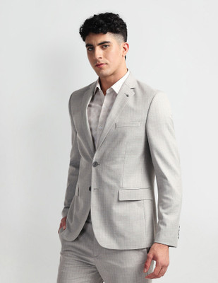ARROW Single-breasted Solid Men Suit