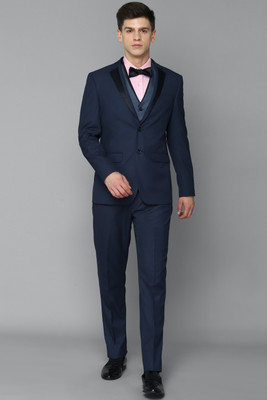 LOUIS PHILIPPE Single Breasted - 2 button Solid Men Suit