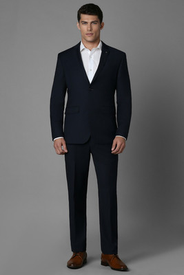 LOUIS PHILIPPE Two Piece Suit Checkered Men Suit