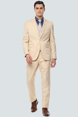 LOUIS PHILIPPE Single Breasted Checkered Men Suit
