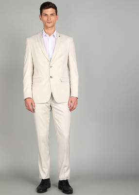 VAN HEUSEN Suit Textured Men Suit