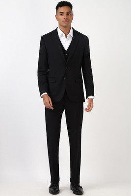 PETER ENGLAND Three Piece Suit Solid Men Suit