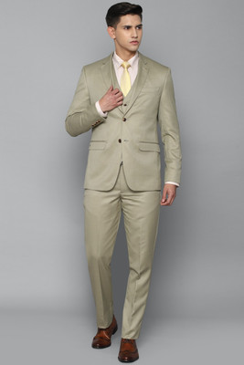 LOUIS PHILIPPE Single Breasted - 2 button Self Design Men Suit